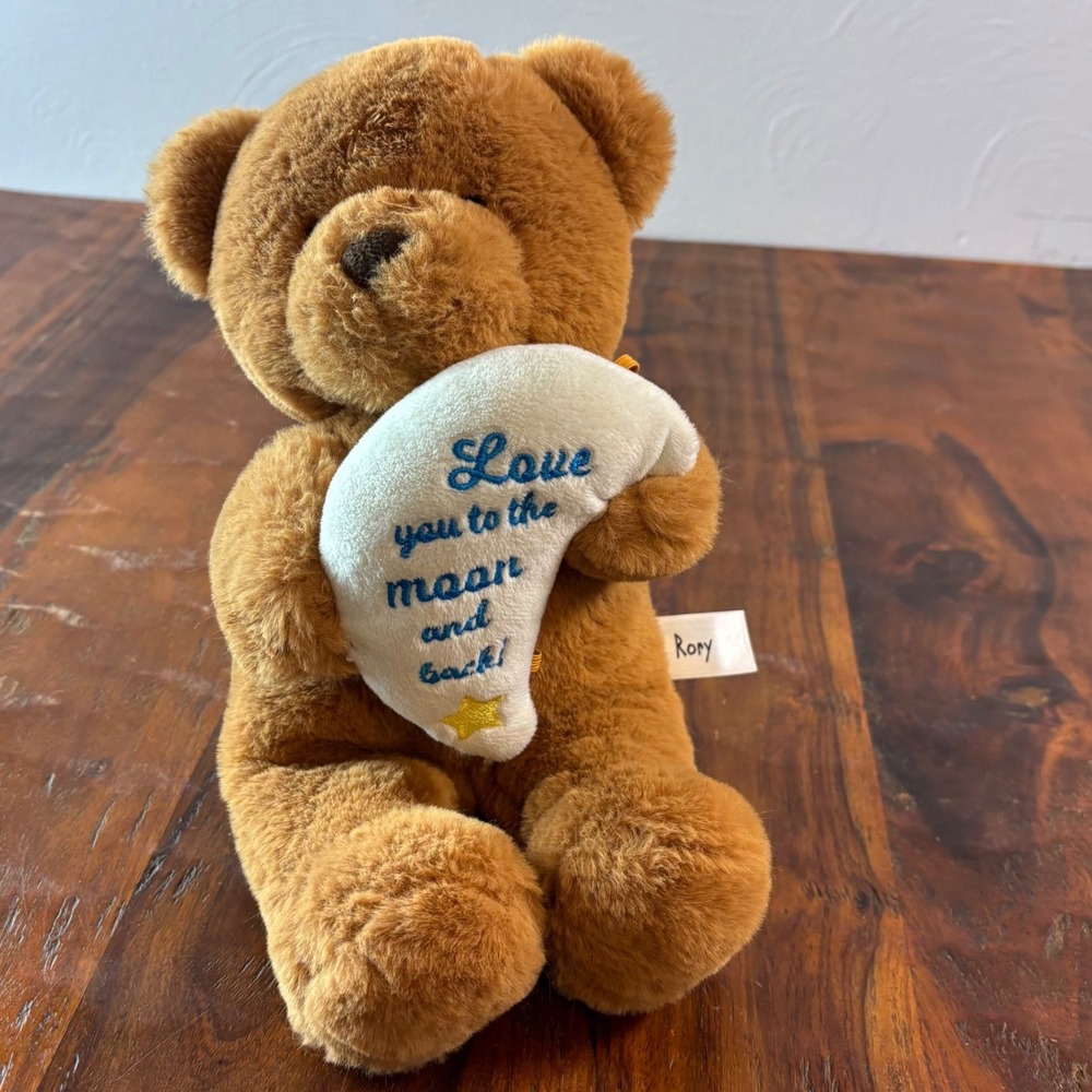 Aurora World Rory Teddy Bear Love You To The Moon And Back‎ Brown Plush 2022